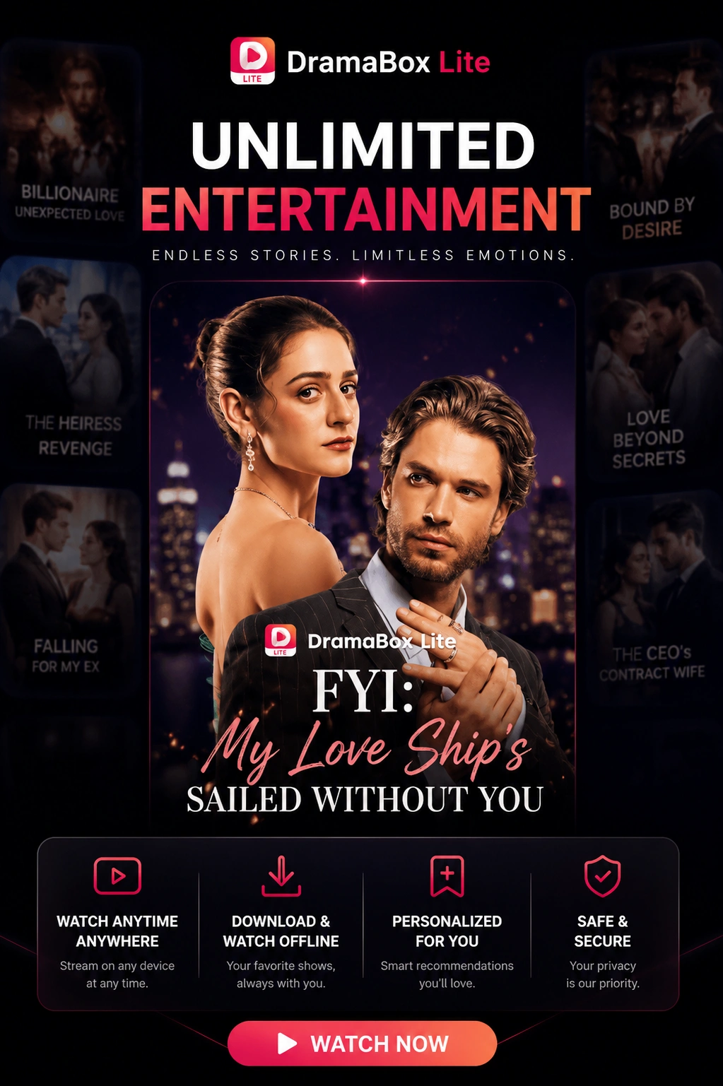 DramaBox app screen showing all episodes unlocked